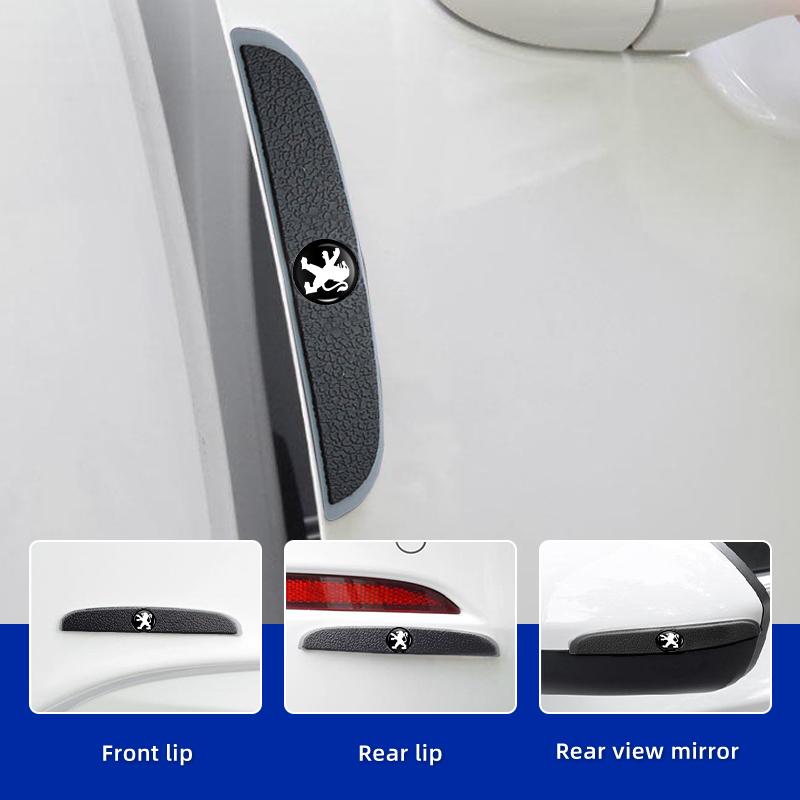 2026 Adesivo Auto Caldo 4 Pezzi Protezione Bordo Portiera Auto Striscia Adesiva Protezione Carrozzeria Auto Per Peugeot 206 307 308 3008 207 208 407 508 20