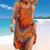 Women's Beach Dress Mini Dress Print Casual Modern Dress Sleeveless Loose Fit Outdoor Daily Summer