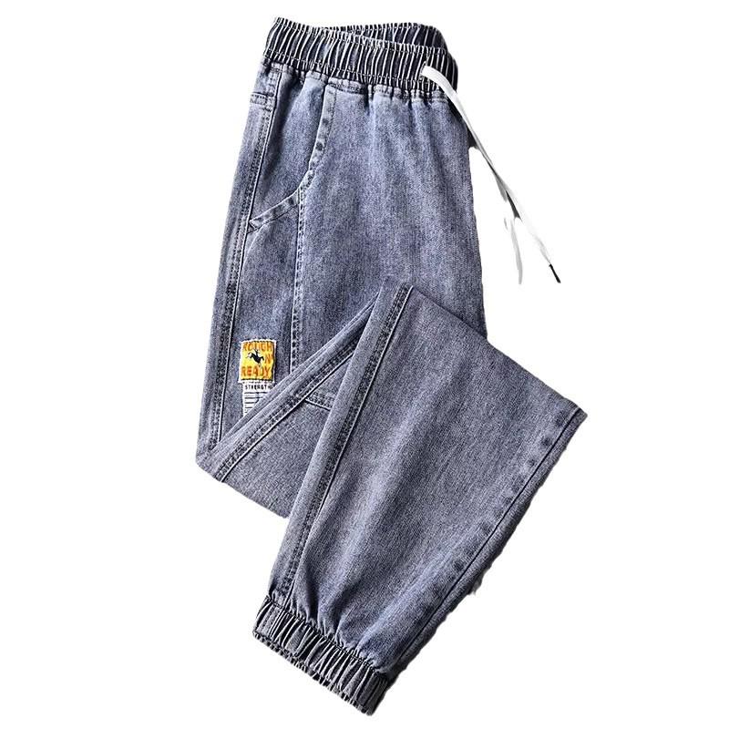 Herren Plus Samt Verdickte Jeans: Strapazierfähige, verschleißfeste Hose mit lockerem Schnitt für Herbst und Winter