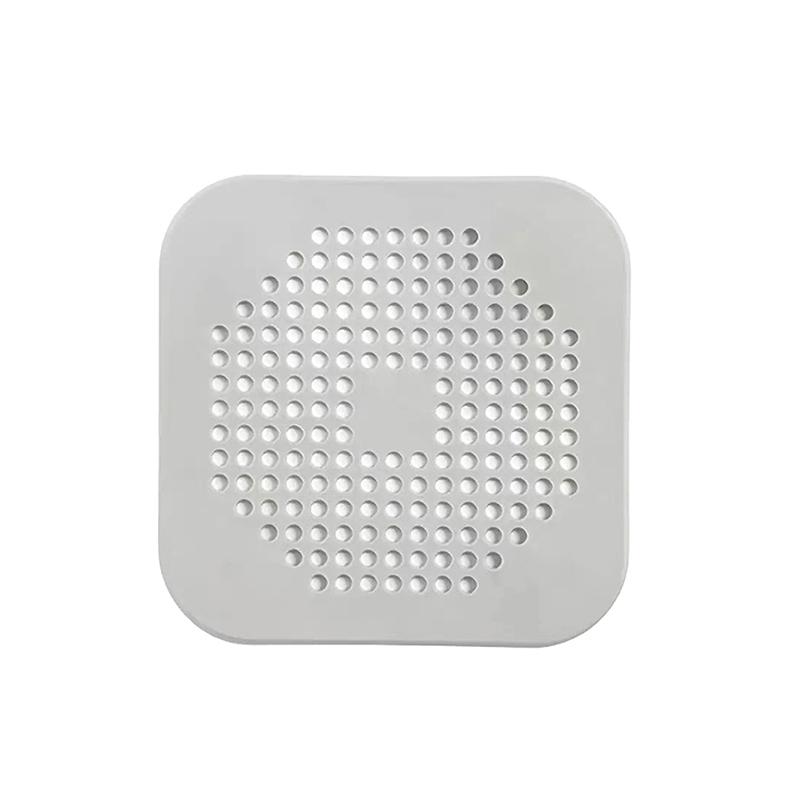 2Pcs Silicone Shower Drain Plug Hair Catcher Stopper Kitchen Sink Strainer Sewer Bathroom Floor Bathtub Water Filter