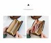 Women's Medium-Length Diamond Pattern Embossed PU Wallet Clutch - Solid Color with Zipper Coin and Phone Slots