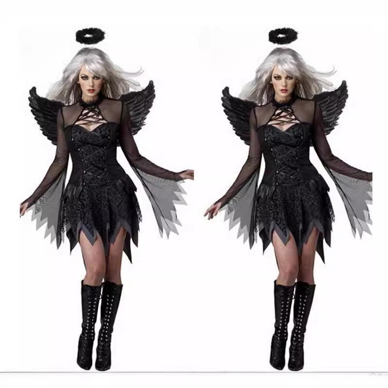 Halloween costume angel cosplay costume devil costume witch costume angel wings Muse cosplay