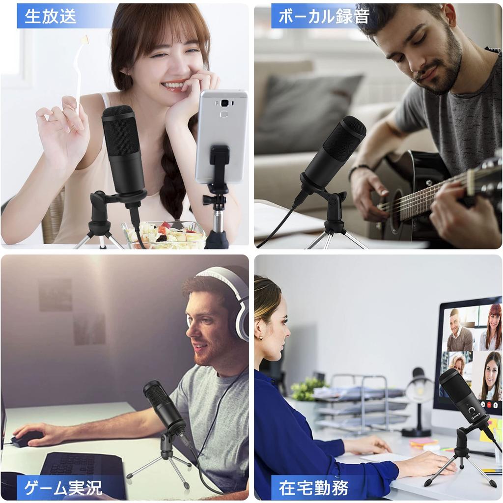 Generic USB Condenser Microphone with Tripod Stand