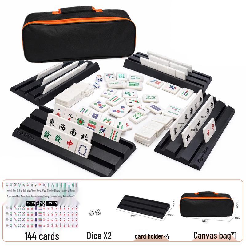 Portable Outdoor Mahjong Set: Ideal for Travel, Camping, and Home Use