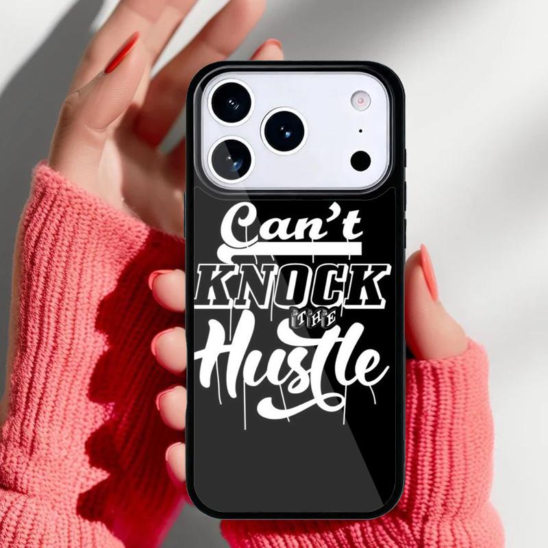 

Hustle Motivation Phone Case for iPhone 17 16 15 14 13 Pro Max Back Cover for 12 11 Pro Coque iPhone 15 Pro