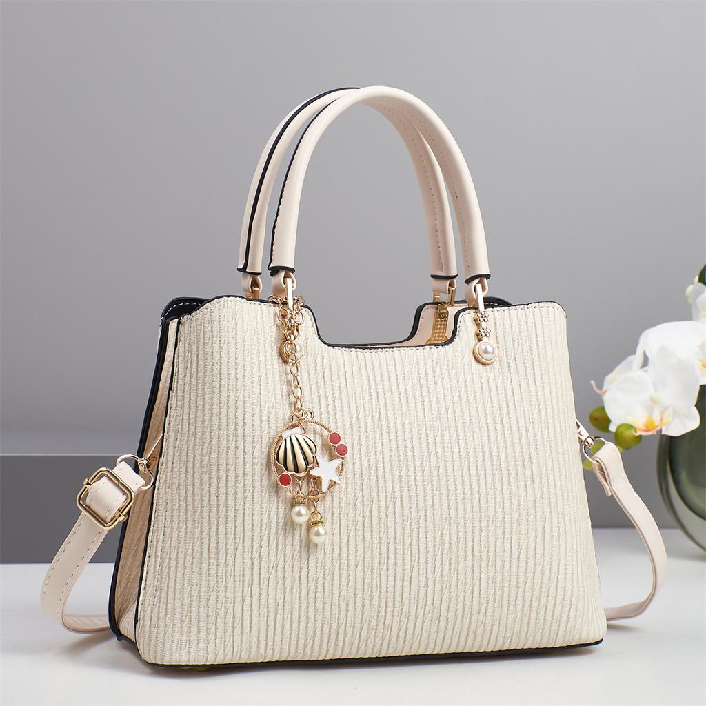 New Macaron Fashion Handbag High Appearance Level Multi-layer Shoulder Bag Large Capacity Tote Bag All-match Women's Bag