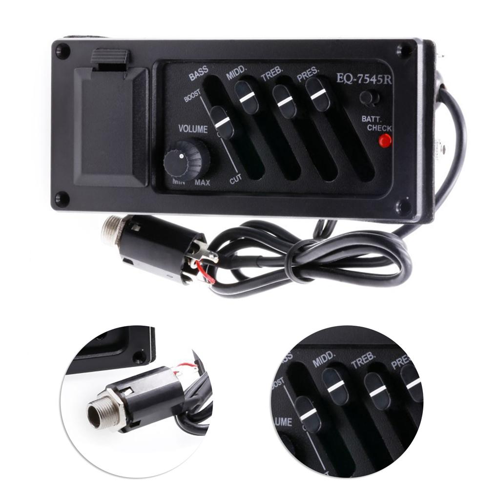 Acoustic Guitar Pickup Balancing EQ for Folk Classical Musical Universal Accessories