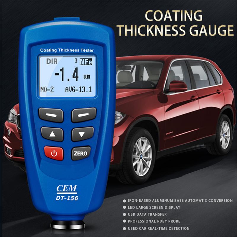 Buy DT156 Coating Thickness Gauge Ultrasonic Paint High Precision at