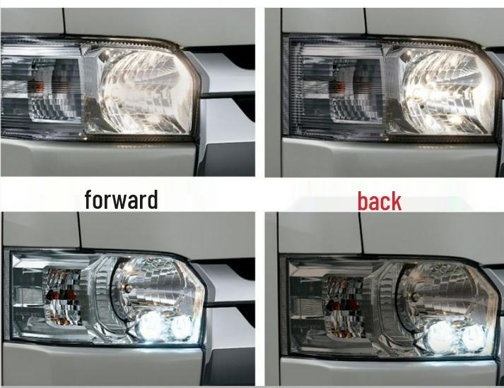 Toyota Hiace 2014-2018 Headlight Daytime Running Light Cover - Transparent PC Lens