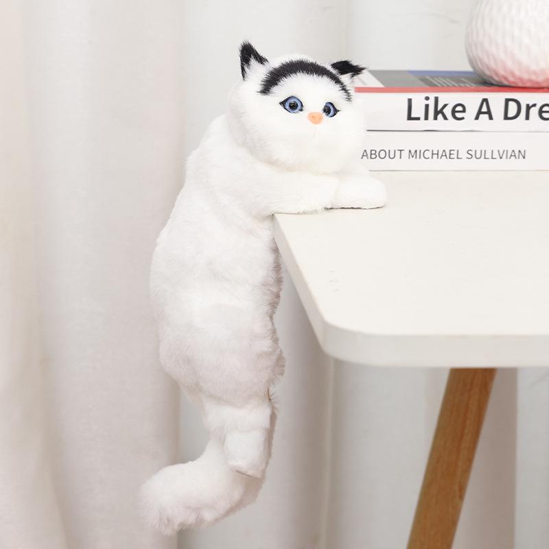 Creative Pet Cat Figurine: Home Decor & Children's Toy