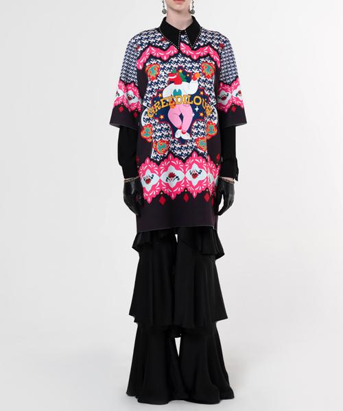 Greedius Pony Logo Neoprene Dress