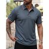Daily essential! Men's short-sleeve polo shirt, casual and comfortable.