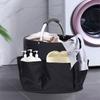 Picnic Basket Collapsible Organizer Bag with Exterior Pocket EVA Handle Splashproof Basket Large Capacity Storage Basket