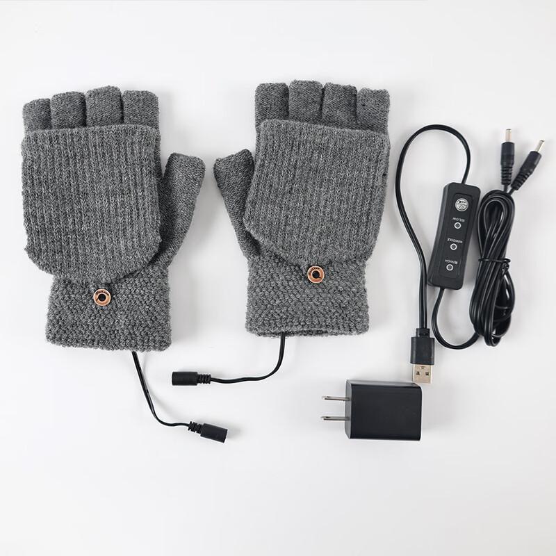 Tingbai USB Heated Half-Finger Gloves