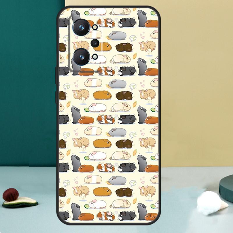 Pattern Guinea Pig Cute For Realme GT 7 Pro GT 5 6 6T C67 C61 C55 C53 C51 C21Y C25S C75 10 11 12 13 14 Pro Plus Case