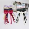 Lystrfac Fashion Fabric Ribbon Hair Bow Hairpin for Women Girls Hair Clips Back Head Top Clip Female Hair Accessories