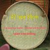 Large Handmade Bamboo Winnowing Basket - Round Woven Tray/Sieve for Drying or Decoration