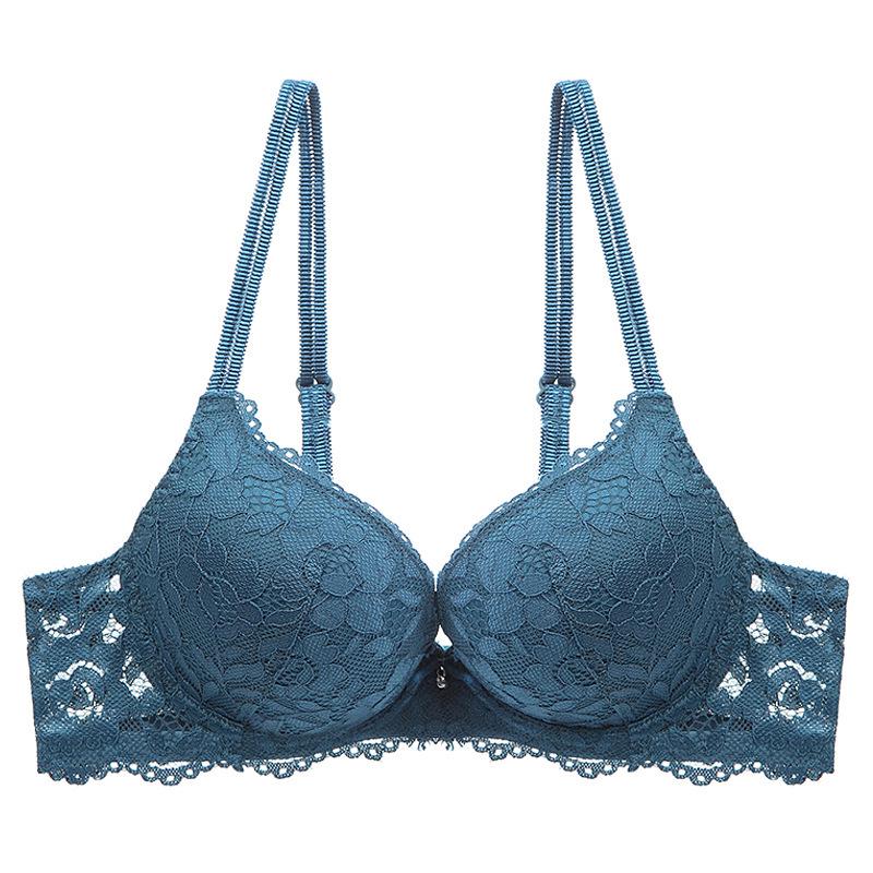 European & American Lace Bra: Enhances Bust, Gathers Side Fat, Prevents Sagging - Sexy & Supportive.