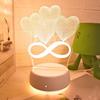USB 3D Night Light Bedroom Decoration Christmas Decoration Fancy Lighting LED Room Light Gift Light