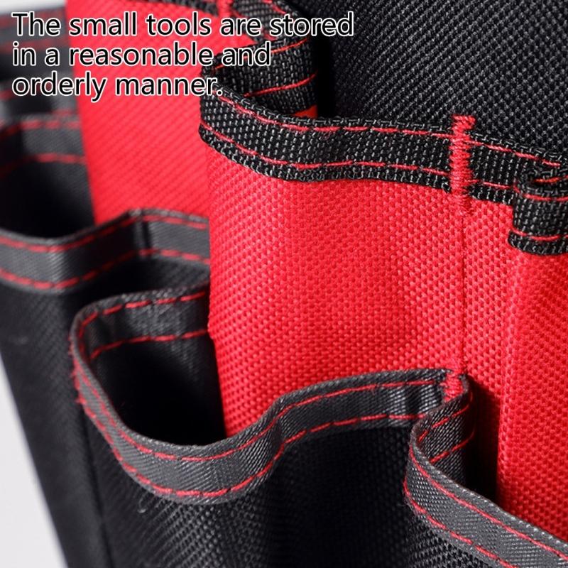 Heavy Duty Tool Bag Pouch With Multiple Pockets For Easy Organization And Large Capacity Storage Of Hardware Accessories
