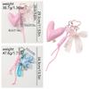 Trendy Heart Bows Bag Embellishment Practical Lightweight Keyring Car Keychain For A Fashionable Style Statement