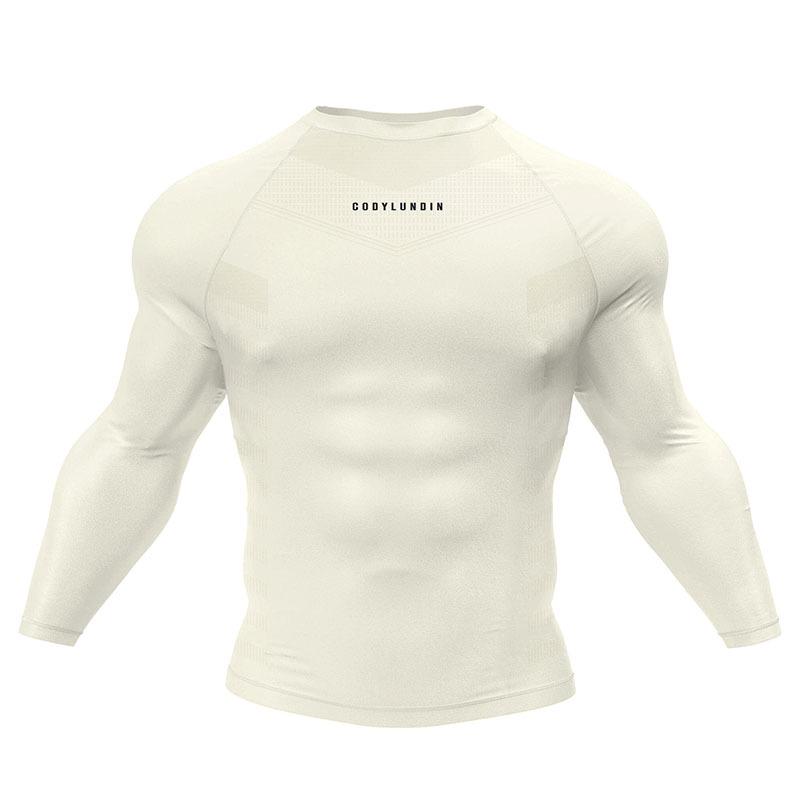 

Men s Slim Fit Long Sleeve T-Shirt - Breathable, Stretchy, Casual Muscle Fitness Top L