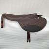Black & Brown Synthetic Exercise Race Horse Saddles with Stirrup.
