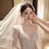 Bride's Headwear  Crown Headwear Bride's Pearl Crown Wedding Ceremony Crown Hair Accessory Wedding Dress Princess