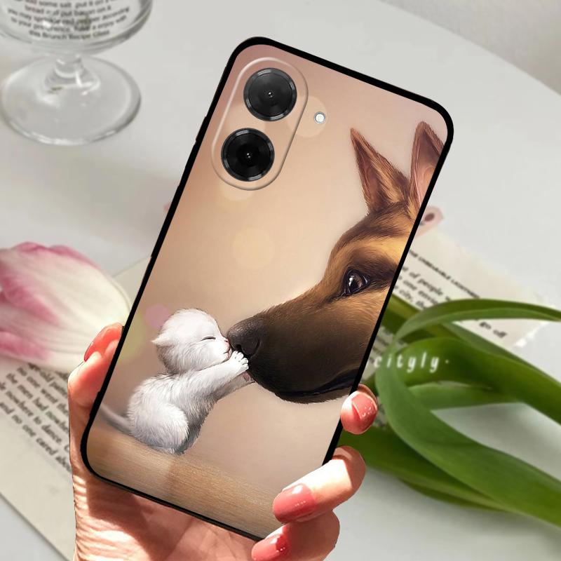Case For Xiaomi Poco C71 Fashion Animals Soft Silicone TPU Phone Cover 25028PC03G Bumper Funda For Redmi A5 4G Protector Shells
