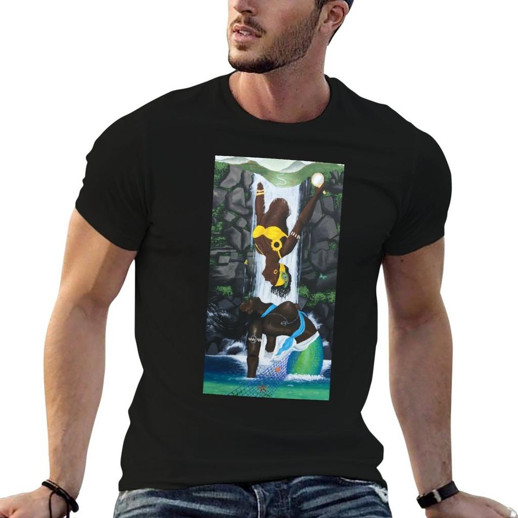 Oshun And Yemaya Tshirt Basic Simple Casual Short Sleeve Tee