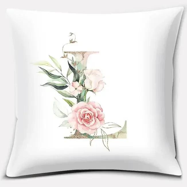 

Зеленый Цветочный Серия Письмо Подушка Подарок Украшение для Дома Офиса Спальни Дивана Автомобиля Наволочка чехол 66x66cm