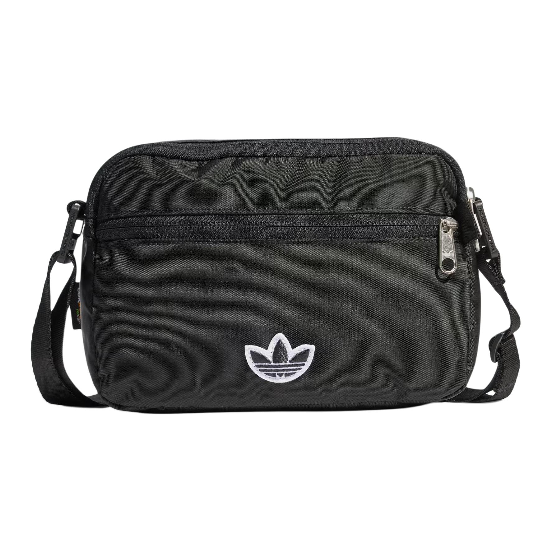 

Adidas Originals Premium Essentials Recycled Nylon Shoulder Bag, Crossbody Bag Trumpets Unisex Black Adidas IT7610
