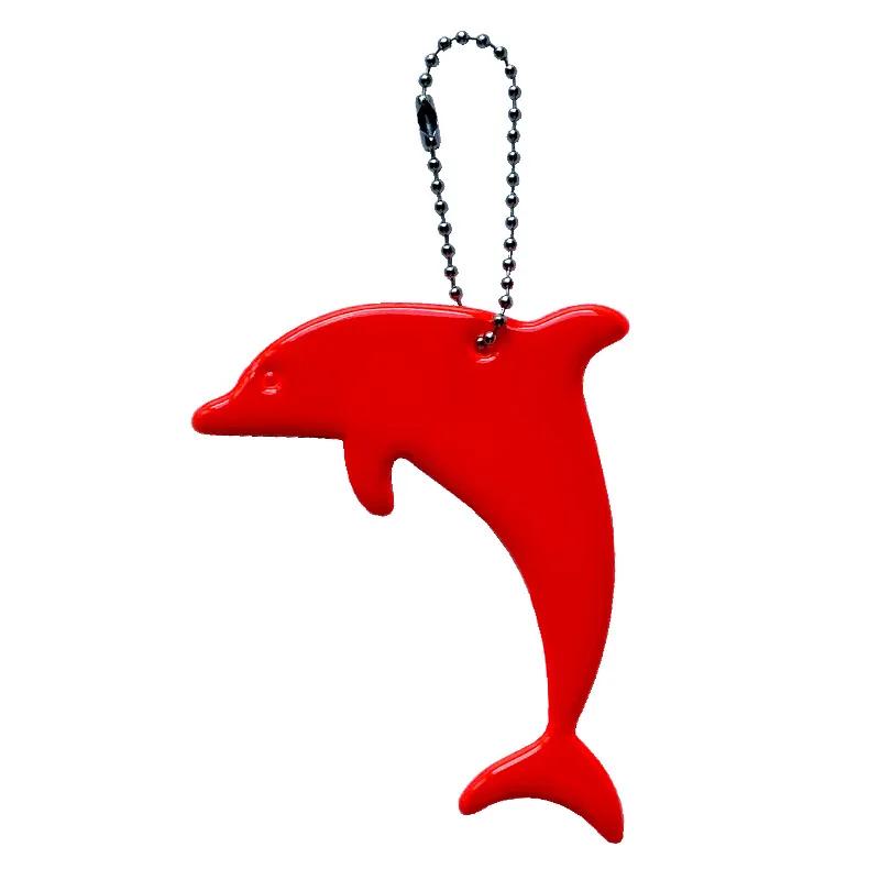 

Милый дельфин светоотражатель безопасности светоотражающие брелки автомобильные брелоки подвеска сумка аксессуары для куртки рюкзак коляски инвалидные коляски 1pcs