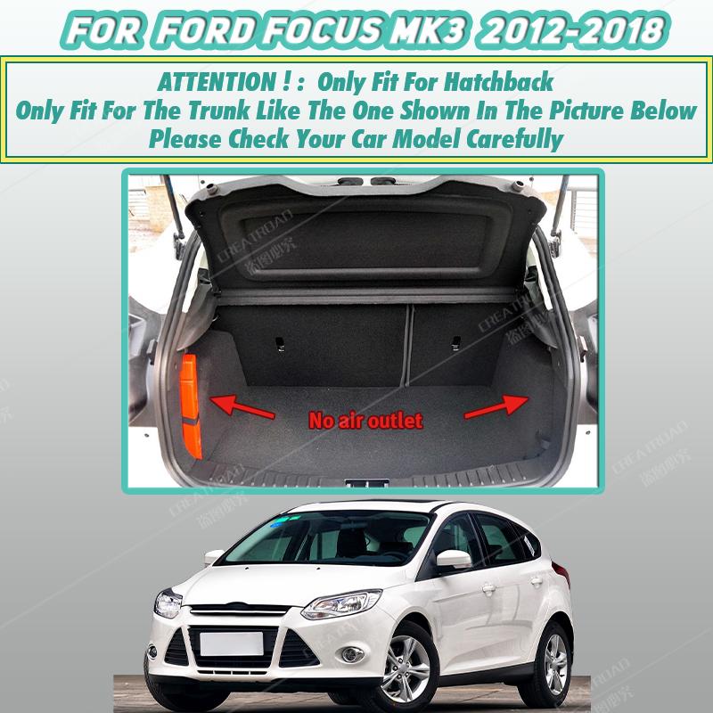 

Коврик в багажник автомобиля для Changan-Ford Focus MK3 Хэтчбек/Седан 2012-2015 2016 2017 2018 коврик для груза ковер аксессуары для интерьера чехол Red