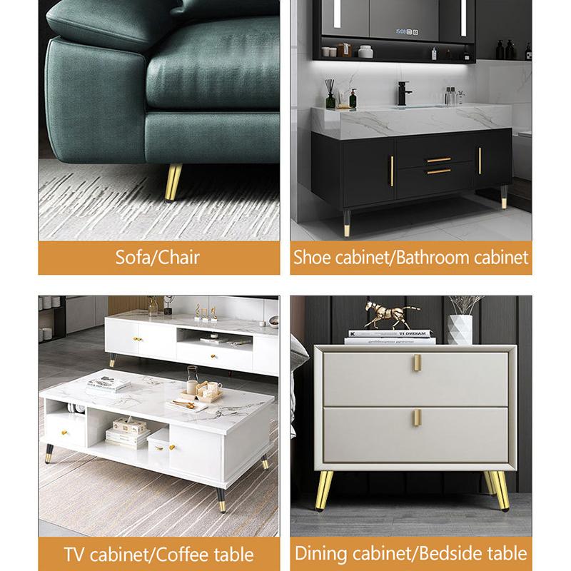 Luxuriöse Leichte Möbelbeine Stützfuß Esstischbeine Schreibtischfuß TV-Schrank Badezimmerschrank