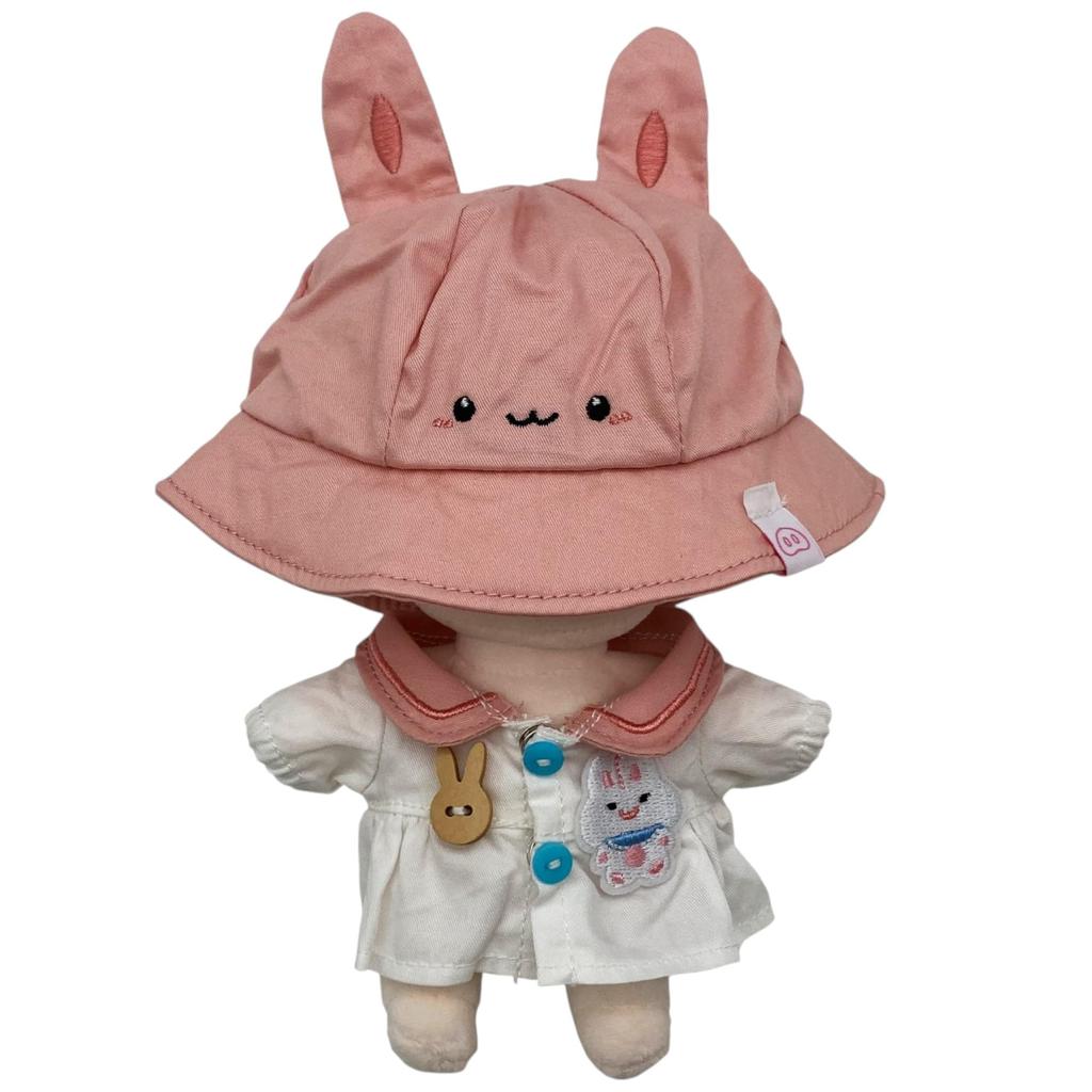 AXLUCE Plush Clothes Plush Toys Clothes 20cm Doll - - - - - (pink Hat, 20cm)