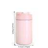 Solid Color Stainless Steel Cup Simple Water Bottle Durable Insulated Coffee Mug  Travel