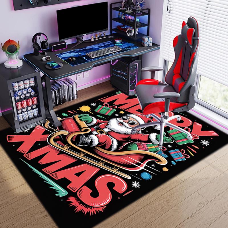 Christmas Nordic Design Carpet Home Decor Printing Room Protective Pad Bathroom Mat