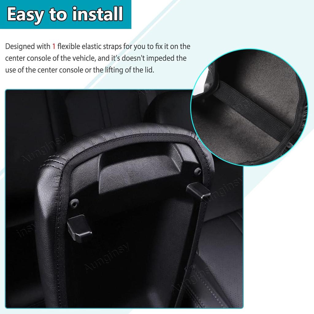 Aunginsy Car Leather Center Console Protector Cover Compatible with Kia K5 DL 2021-2024 Car Center Console Armrest Seat Box Cover Cushion Lid