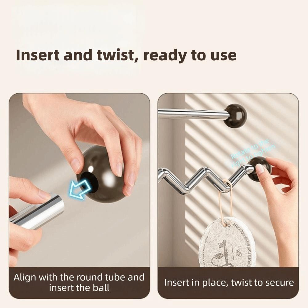 Anti-rust Sponge Dishcloth Towel Holder Stainless Steel Jewelry Storage Rack Hanging Organizer