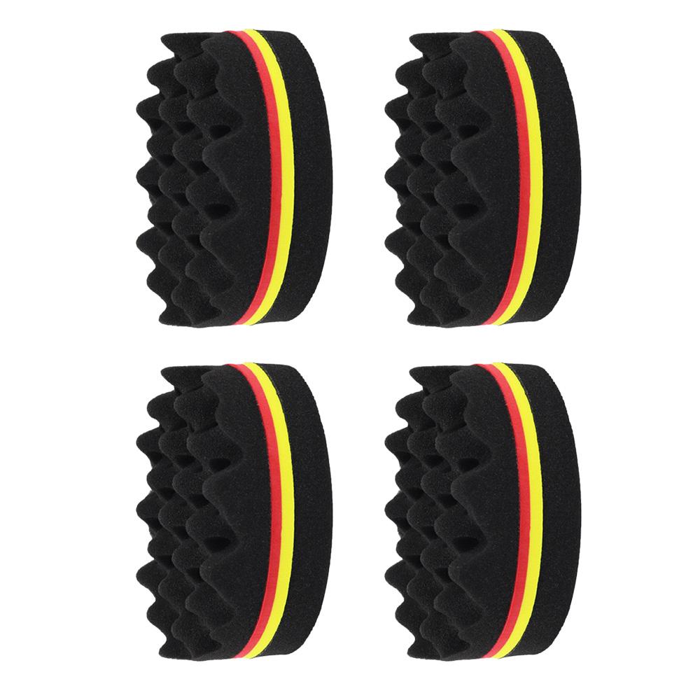 Haarbürste Schwamm Friseur Oval Doppelseitig Magischer Twist Haarbürste Atmungsaktiv Dauerwelle Stylingbürste Salon Lockenbürste zum Haarstyling