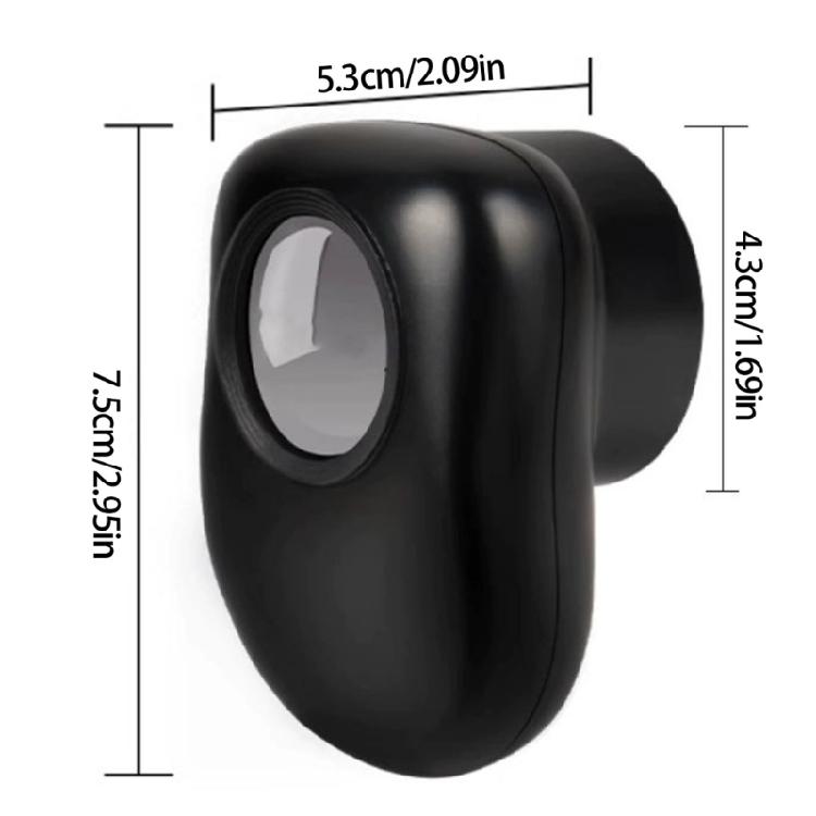 Ergonomic Handheld Magnifying Glass Suitable For Antique Collector Shatterproof ABS Magnifier Handheld