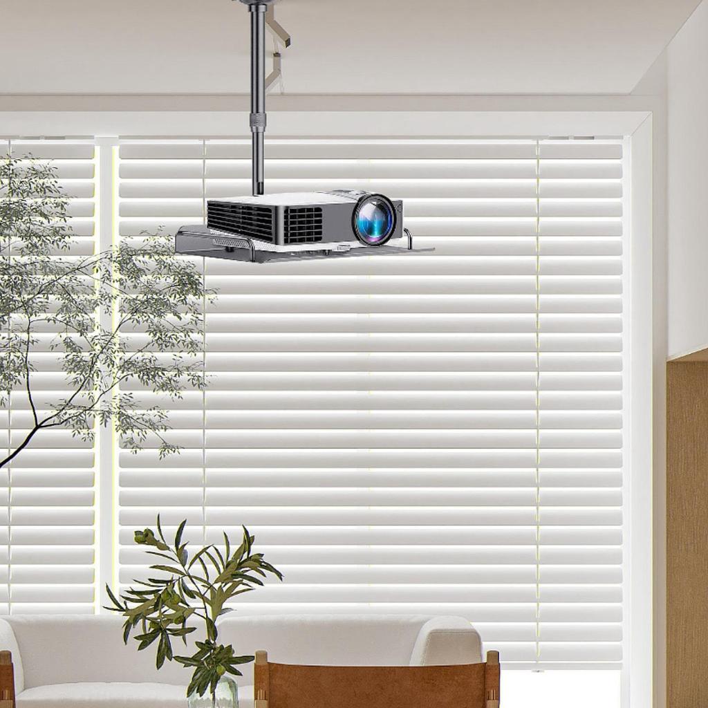 Ceiling Mount with Tray for Projector/Camera 7.8-15.8" Adjustable for Hotel