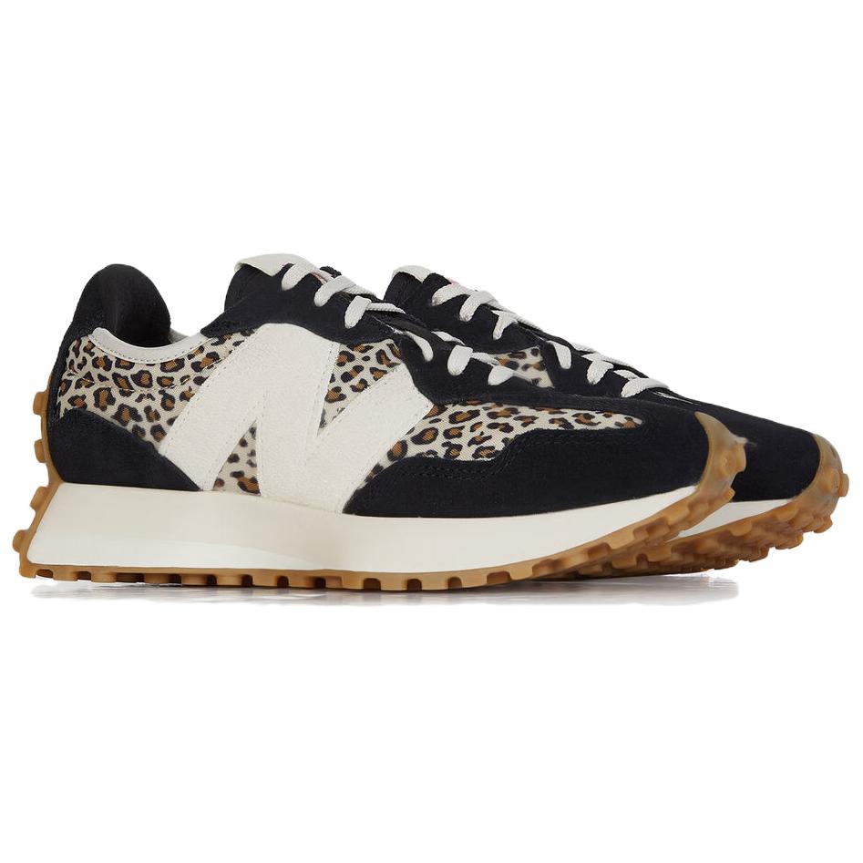 New Balance Nb 327 Cheetah Comfortable Versatile Low-Top Casual Running Shoes Women Sneaker Black WS327RCP