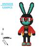 Chao Le Sen Flying Rabbit Building Blocks: Educational, Handmade Jigsaw Puzzle & Ornament Gift