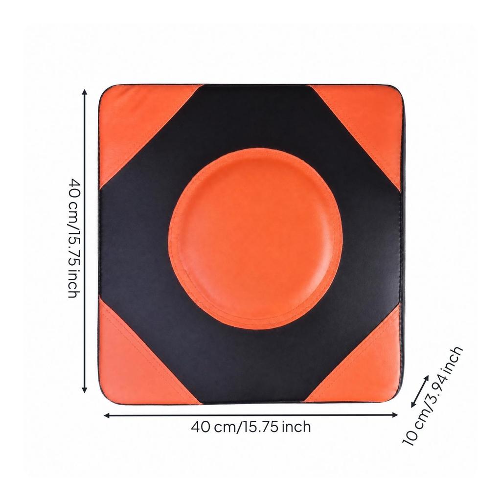 Square Padded Striking Target Shock-Absorbent Wall-Mounted Boxing