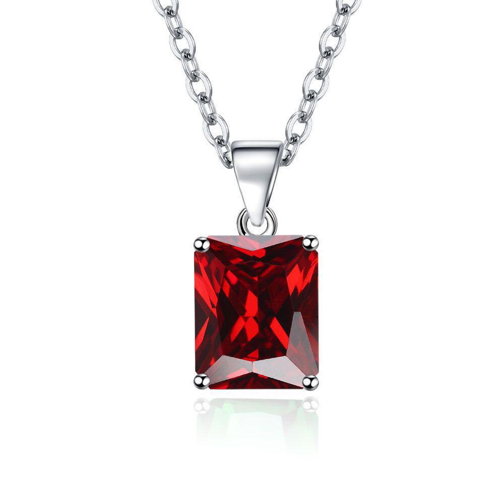 Set di Gioielli Romantici di Nicchia: Anello Rettangolare, Orecchini Quadrati, Collana con Pendente