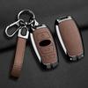 Zinc Alloy Leather Car Key Case For Subaru Brz Forester Legacy Outback Wrx Sti Impreza Xv Crosstrek Key Fob Car Accessories