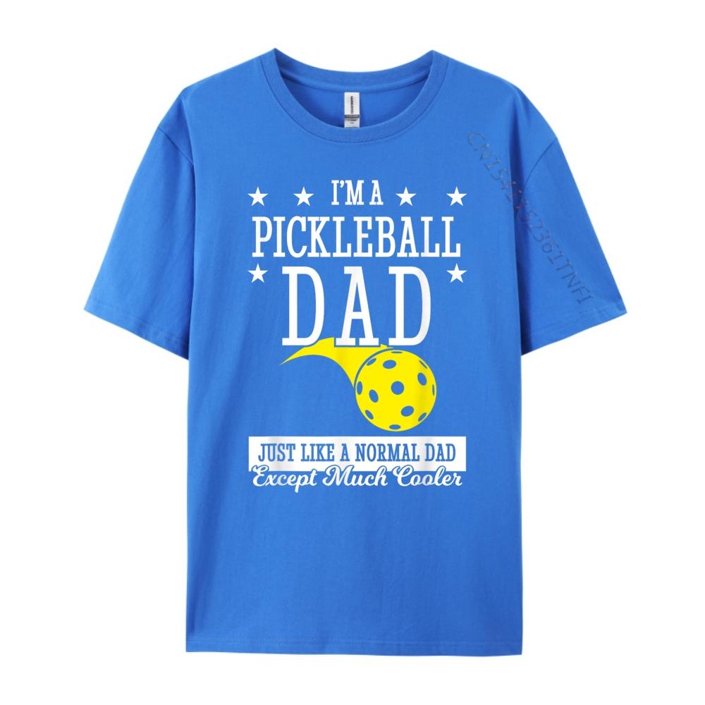 Pickleball Dad Much Cooler Teeshirt Shirts Gift White Graphic Tee Mens TShirts Printed On