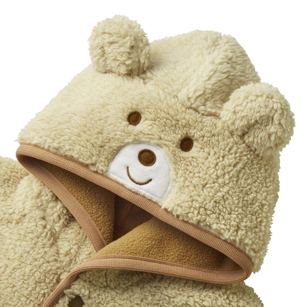 Conjunto de presente HOUSE Hot Boa Cloak Baby Baby Free [Biscoitos MIKI] [CAIXA incluída] Meninos, Meninas, Bebês, Roupas infantis, Presente, Presente, Marfim, (70-90 cm)